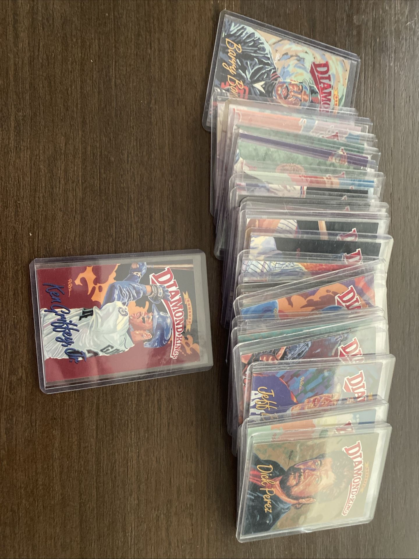 1994 Donruss Leaf Diamond Kings Complete 30 Card Insert Set NM-MT Griffey Sharp!