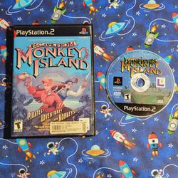 Escape From Monkey Island Sony Playstation 2 PS2 Game Disc Case Artwork