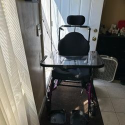 Purple Oversized  Electric Wheelchair 