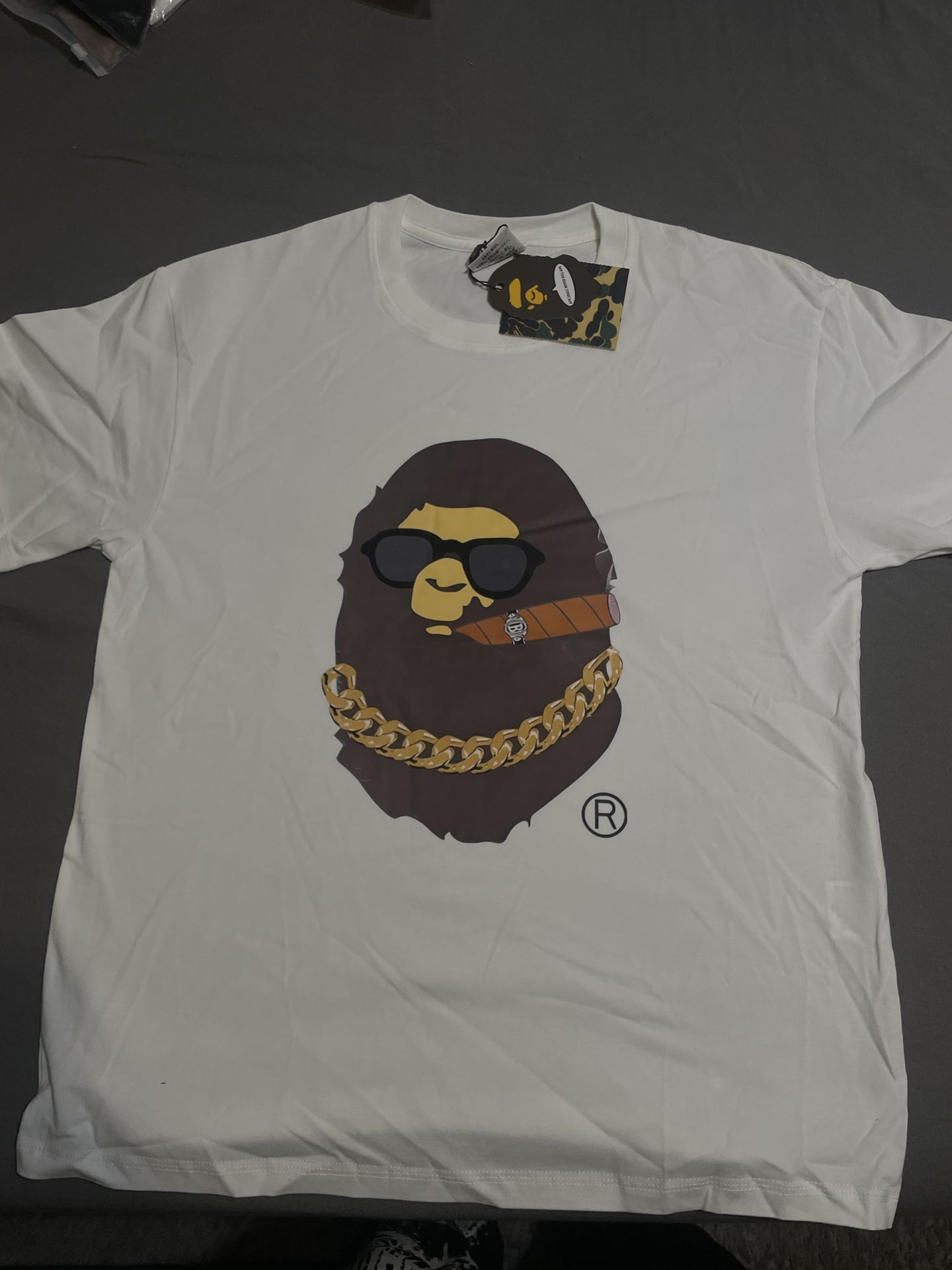 White BAPE Tshirt