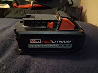 ​Milwaukee M18 REDLITHIUM HIGH OUTPUT XC6.0 Battery – 6.0Ah
​