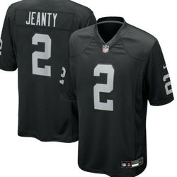 New! Men's Ashton Jeanty Black Las Vegas Raiders 2025 NFL Draft First Round Pick