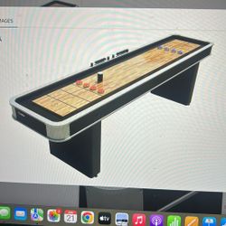 9’ Shuffleboard Table