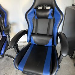 Blue Gamer Chair 