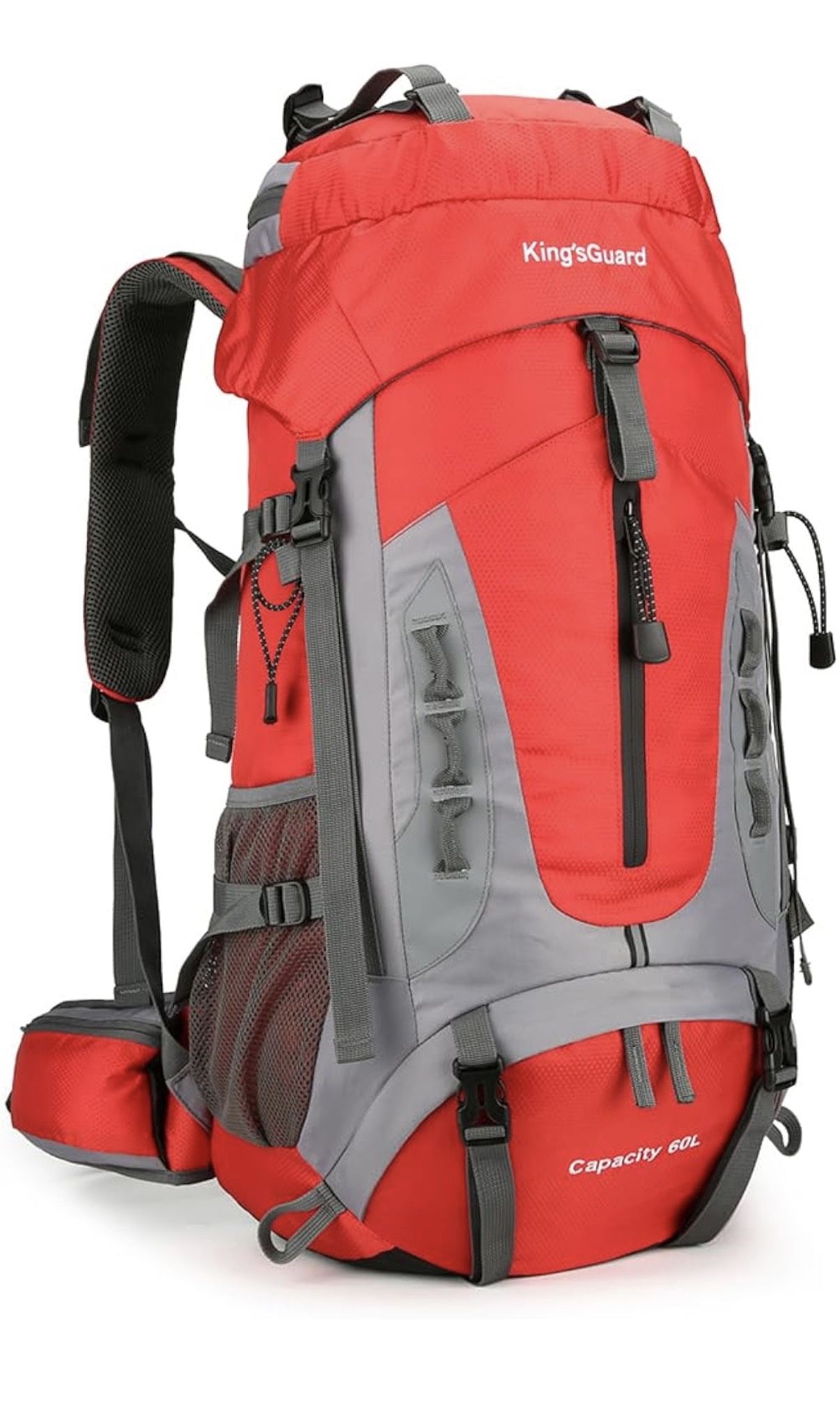 Brand New 60L Hiking Backpack – Red