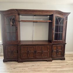 $300OBO – Large TV Entertainment Center (Was $5K)