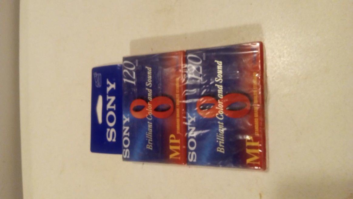 8mm Video Tapes Pack Of 2