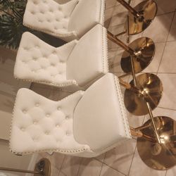 Breakfast Stools, Beige