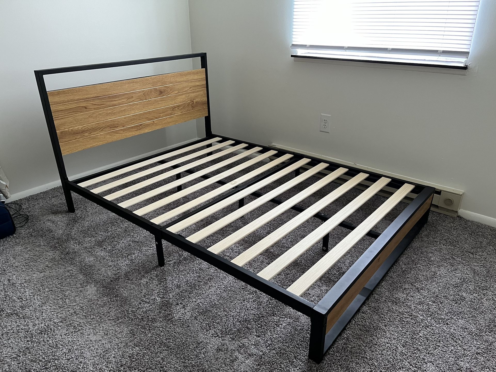 Full Size Metal Platform Bed