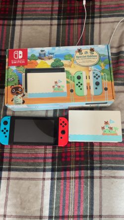 Nintendo Switch animal crossing edition
