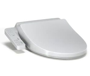 TOTO A2 Washlet Elongated Electronic Bidet Toilet Seat with Warm Water Cleansing, Cotton White