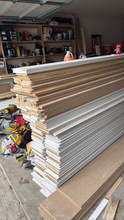 Baseboard,shelves,trim