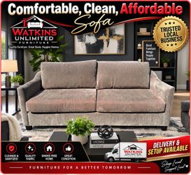 🛋️ LARGE COMFORTABLE SOFA – CLEAN & BUDGET FRIENDLY!