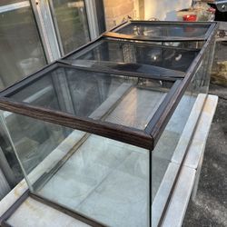 Reptile Aquarium With Sliding Lid