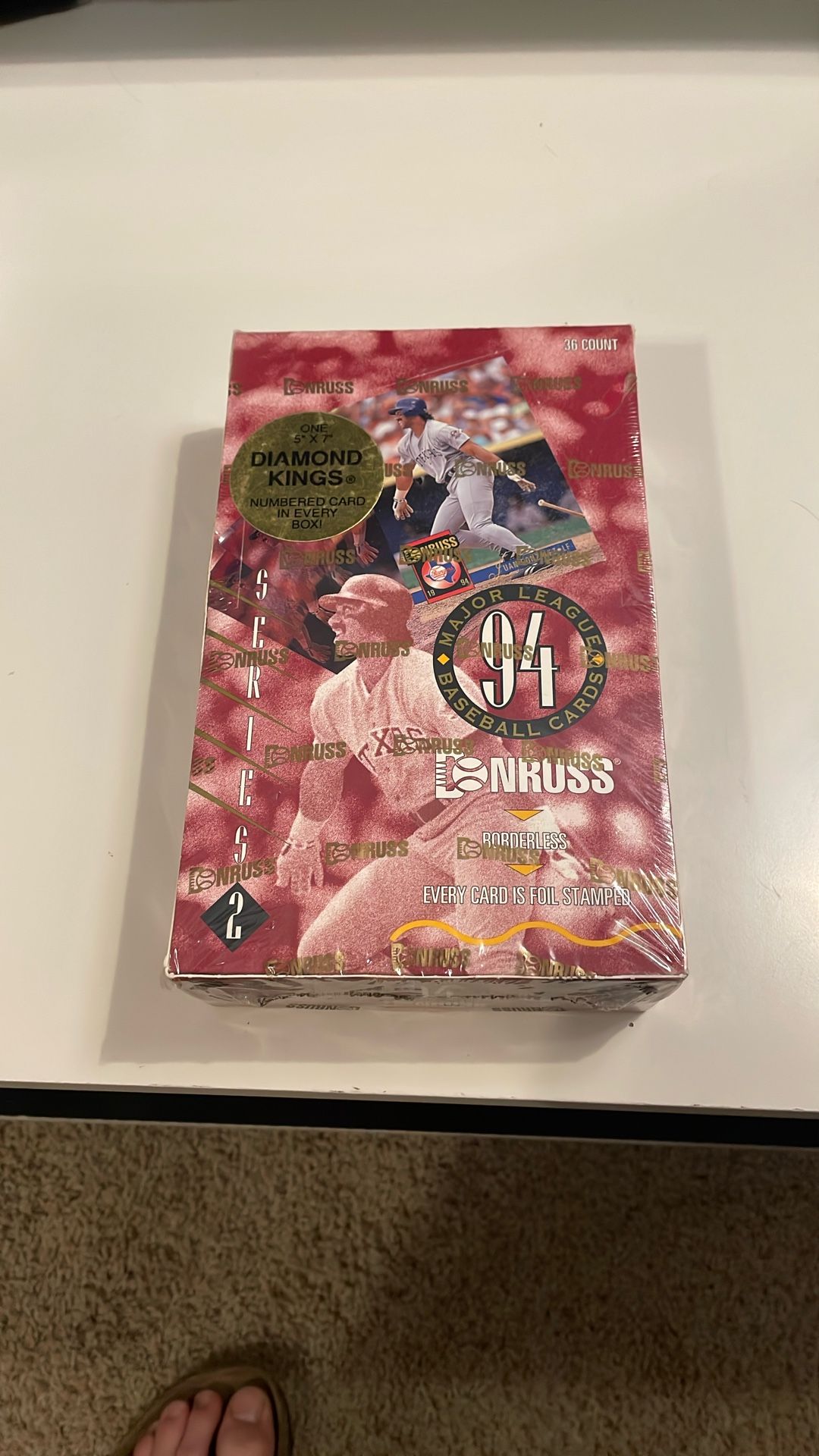 Sealed 36 Count 94’ Donruse Major League Baseball Cards