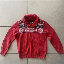 RED LITTLE BOY’S SWEATER