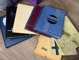Collection of Antique Yearbooks