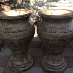 New Flower Pots Made Out Of Clay Beautiful Yard Decoration 