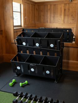 Hampton Urethane DURA-BELL Dumbbells – Good Condition with Holder - San Diego, CA