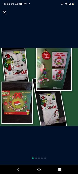 Grinch Sherpa Blanket And Building Set $55 For Both 