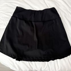 Black Tennis Skirt