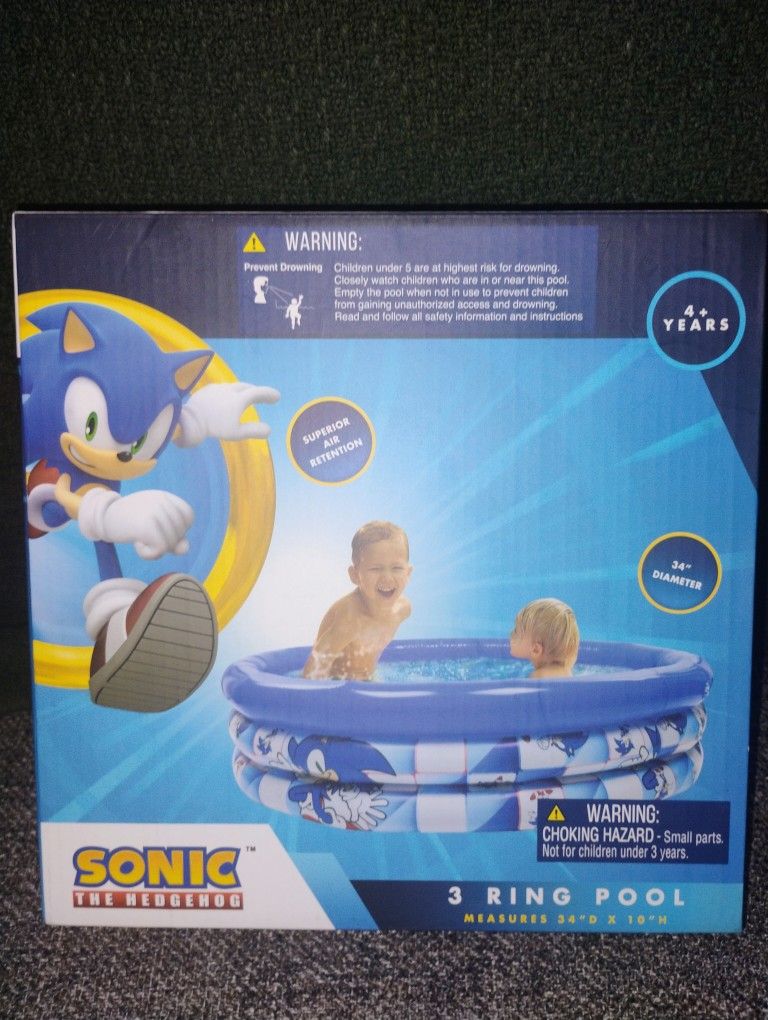 Sonic The Hedgehog Swimming Pool