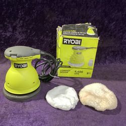 🧰🛠RYOBI 0.5 Amp Corded 6”Orbital Buffer/Polisher-LIGHTLY USED!-$40!🧰🛠