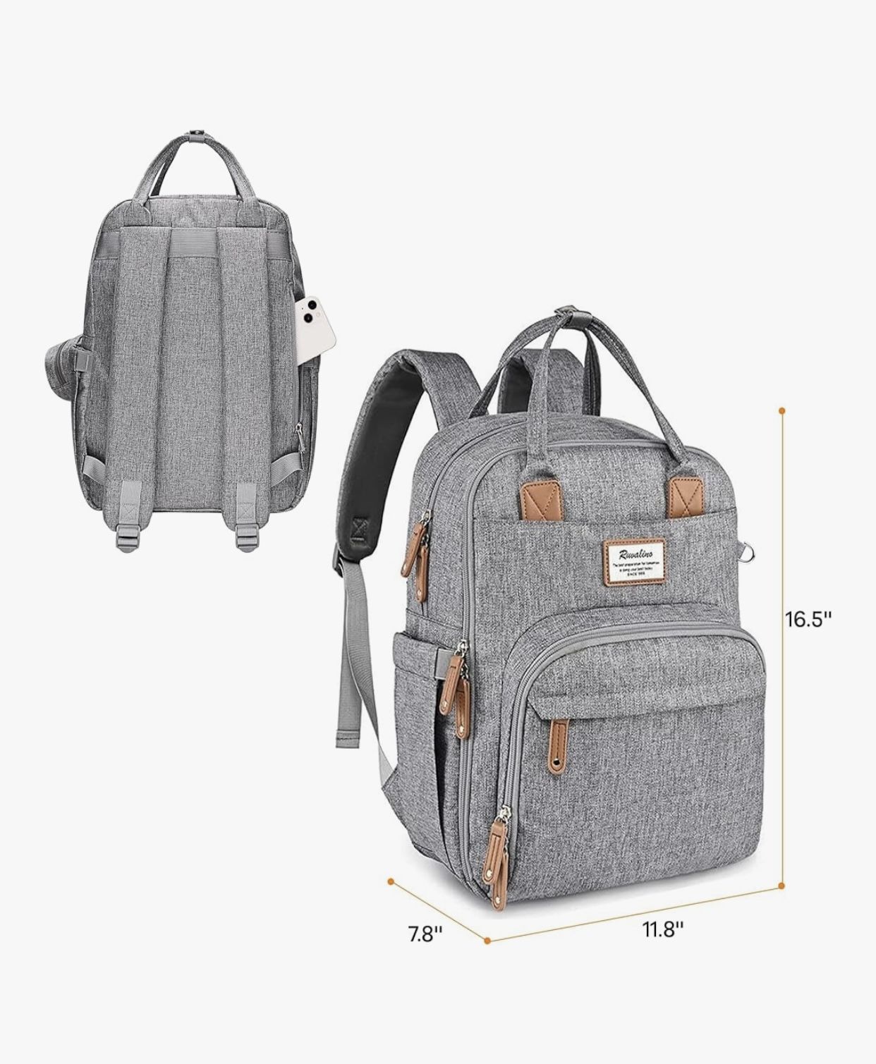 Diaper Bag Backpack, travel baby diaper bag, Mochila de bolsa de pañales, bolsa de pañales de viaje para bebés