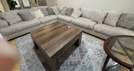 Ashleys L shape 4piece sectional