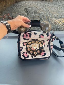 Betsey Johnson Retro Phone Crossbody Bag