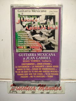 GUITARRA MEXICANA A JUAN GABRIEL - ELIAS TORRES - CASSETTE