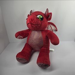 Build A Bear MagicQuest Red Dragon Ellie 15” Plush Great Wolf Lodge Exclusive