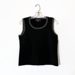 Sleeveless Knit Top, Blouse