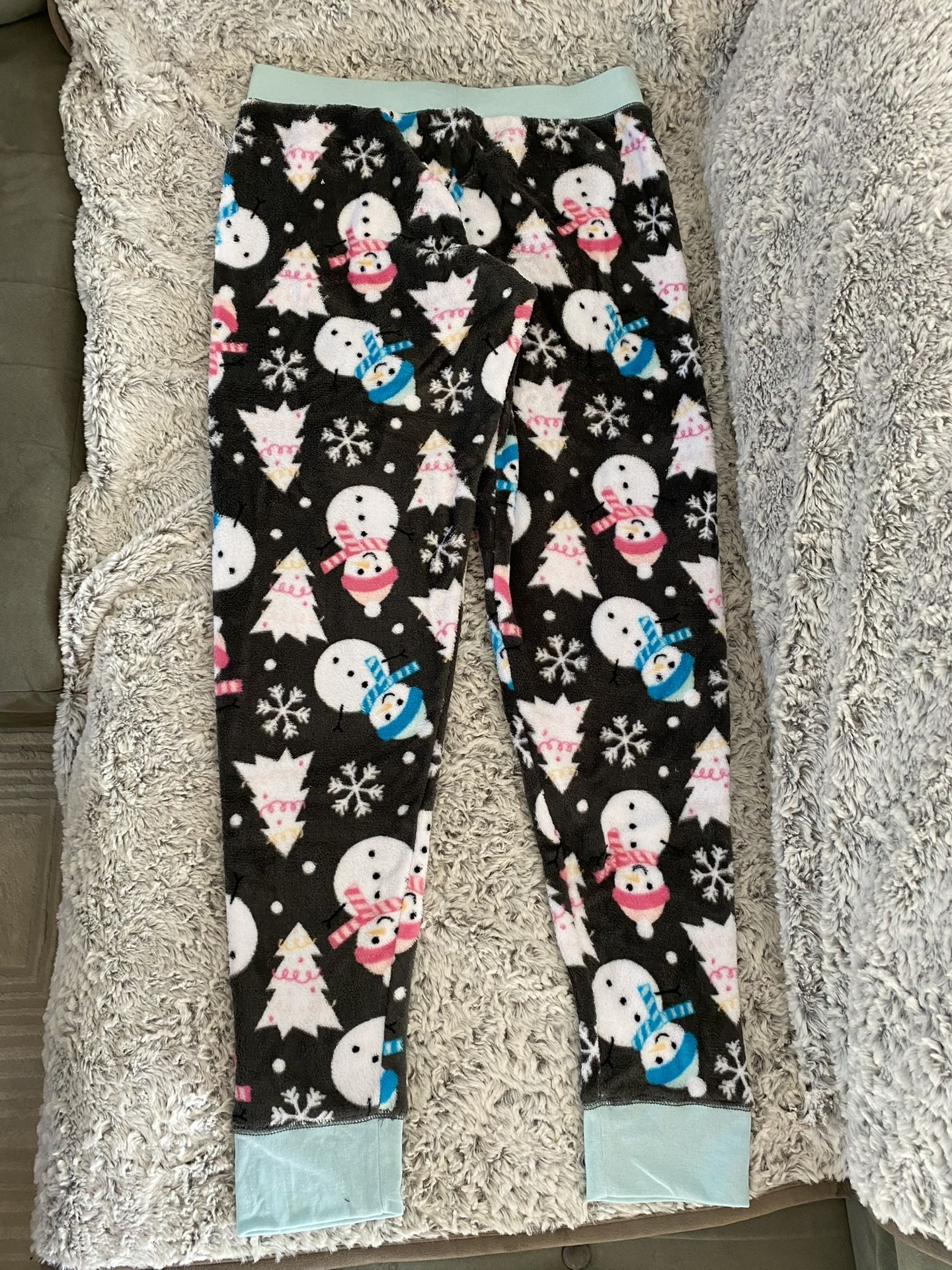 Christmas snowman pj joggers