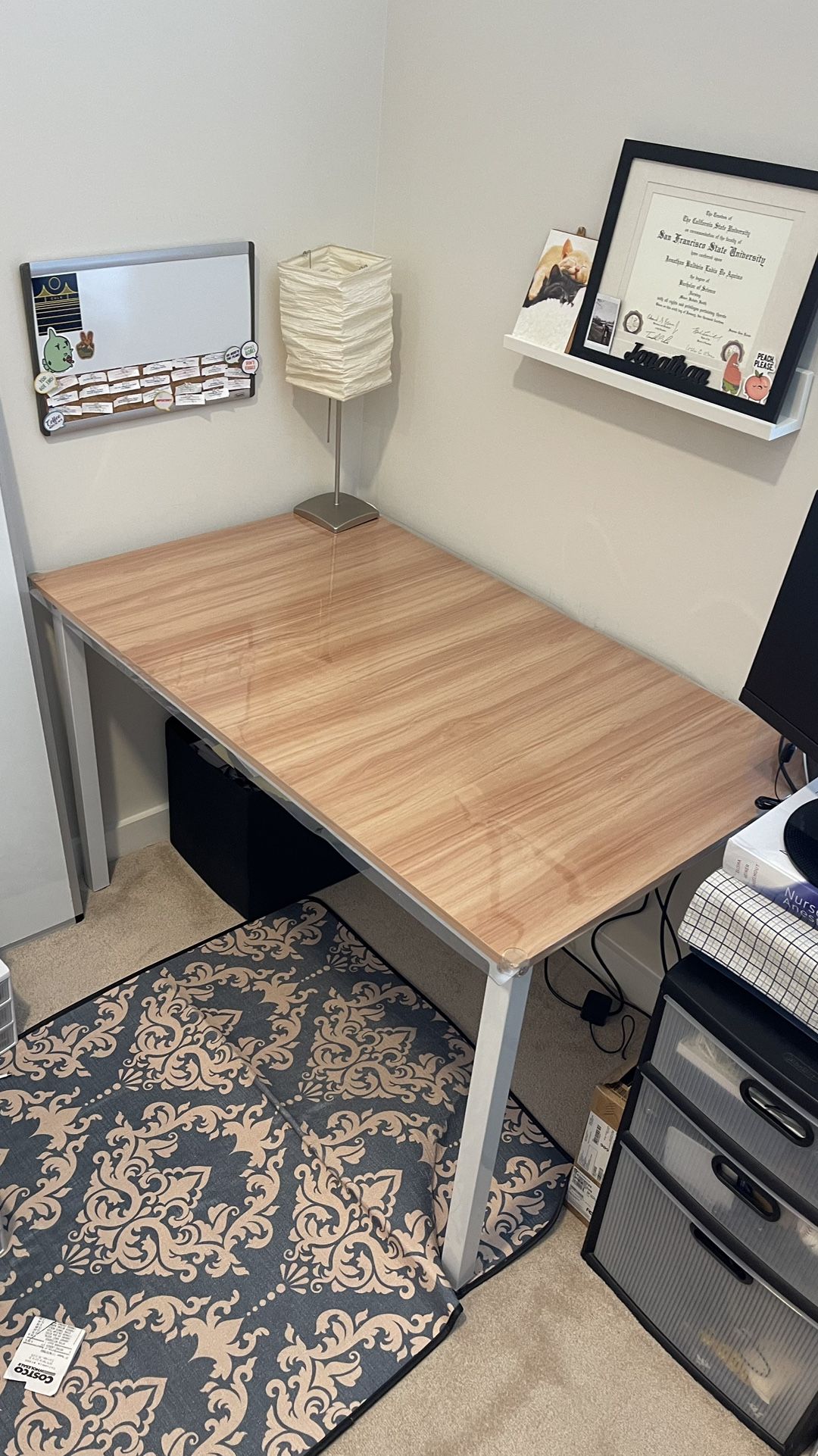 Dining Set/Kitchen Table with 2 Benches