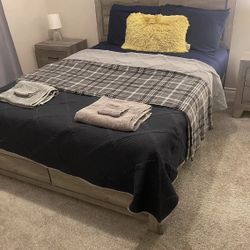 $5 Down Wood Bed Frame Set 