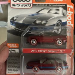 Auto World Ultra Red Target Exclusive Camaro Chase