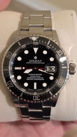 BUILD IN AMERICA GINAULT SUBMERSIBLE AUTOMATIC MENS WATCH