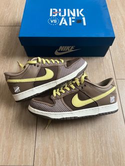 Nike Dunk Low SP Undefeated Canteen Dunk vs. AF1 Pack Size 9