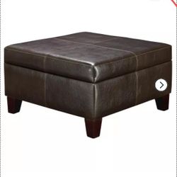 Faux Ottoman "NEW" BLACK
