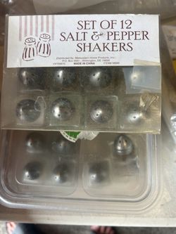 Salt and pepper shakers