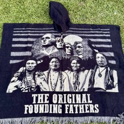 Native American Alpaca Poncho, Adult Size