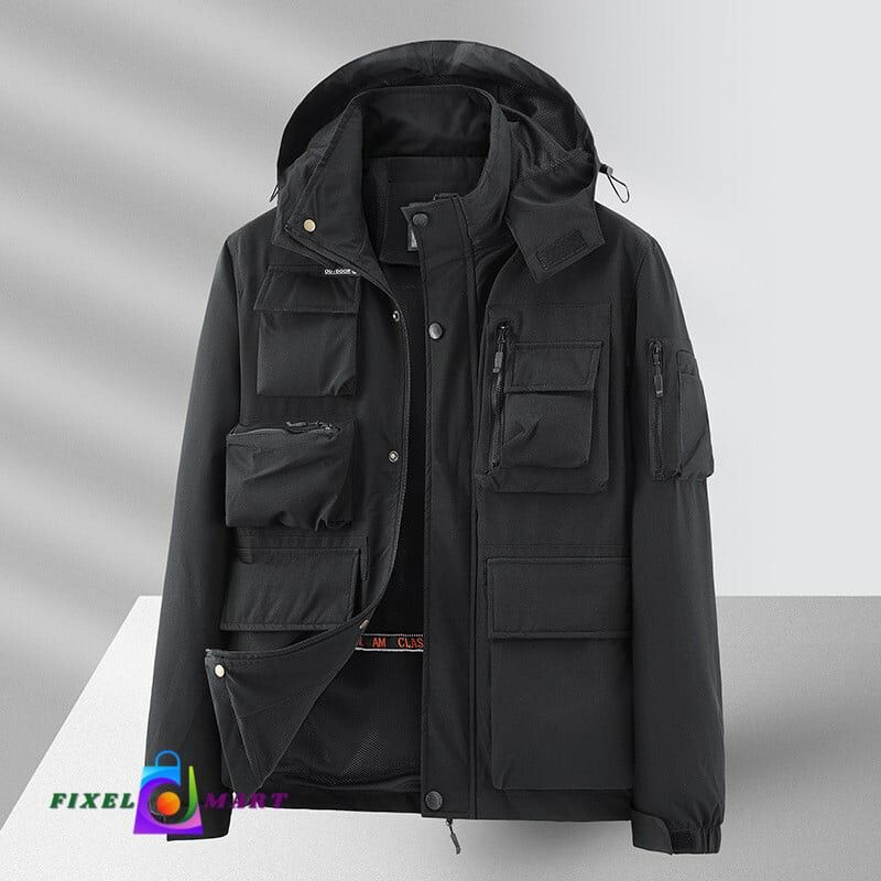 Men's Multi-pocket Waterproof Jacket Outdoor Leisure Jacket

