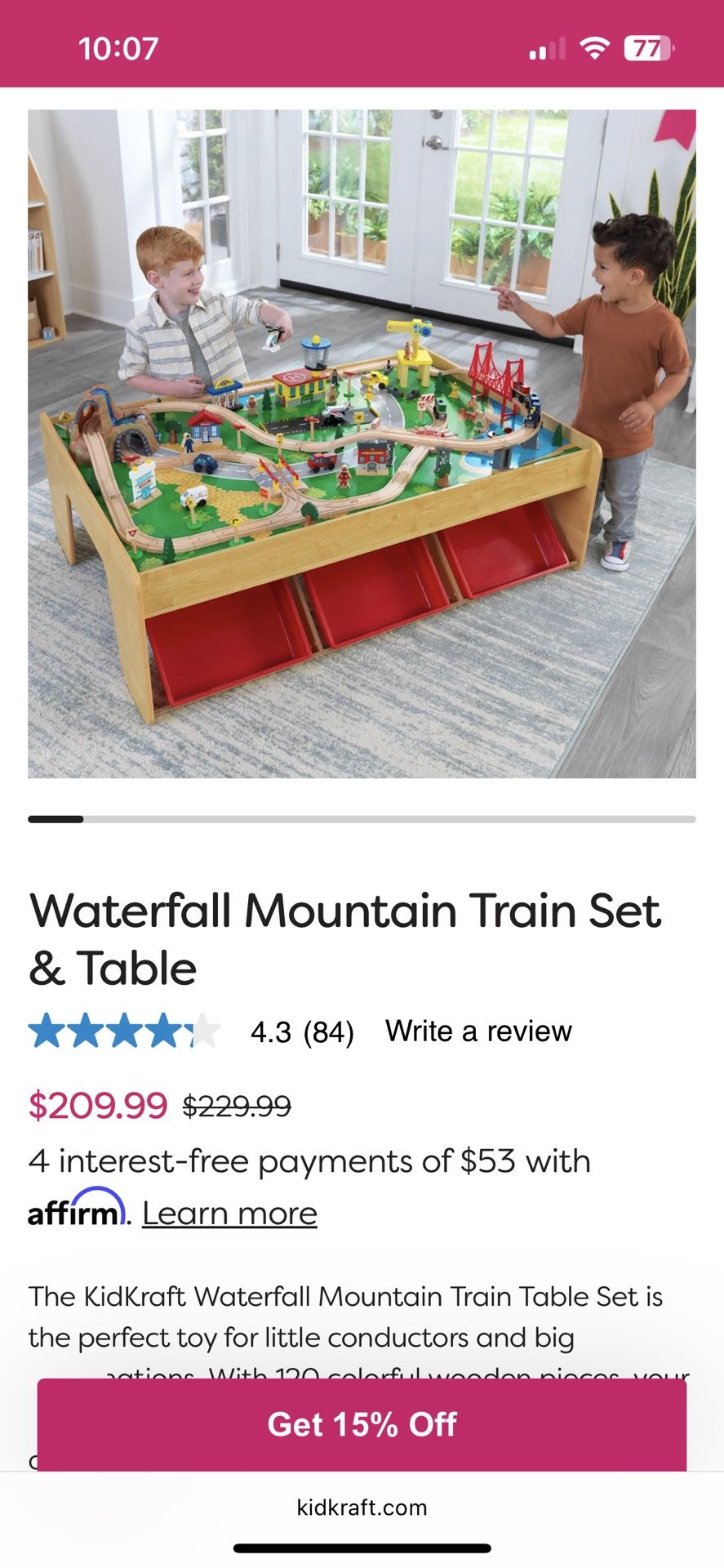 Kid Kraft Play And Train Table