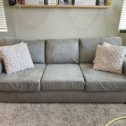 Heather Grey Couch - Great Condition 