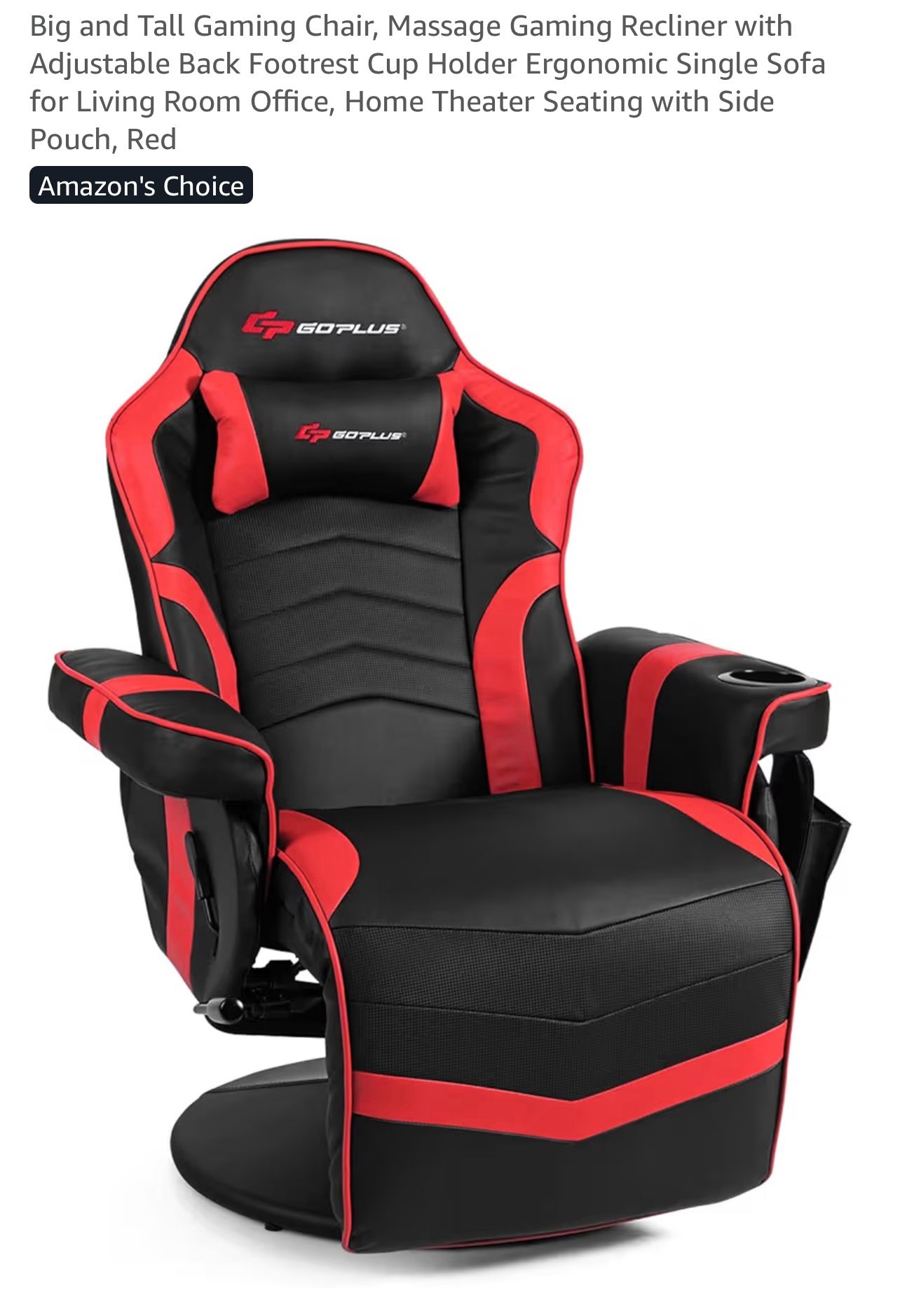 Go plus Massaging Game Chair 