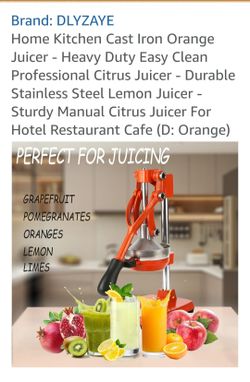 Exprimidor. Citrus juicer.