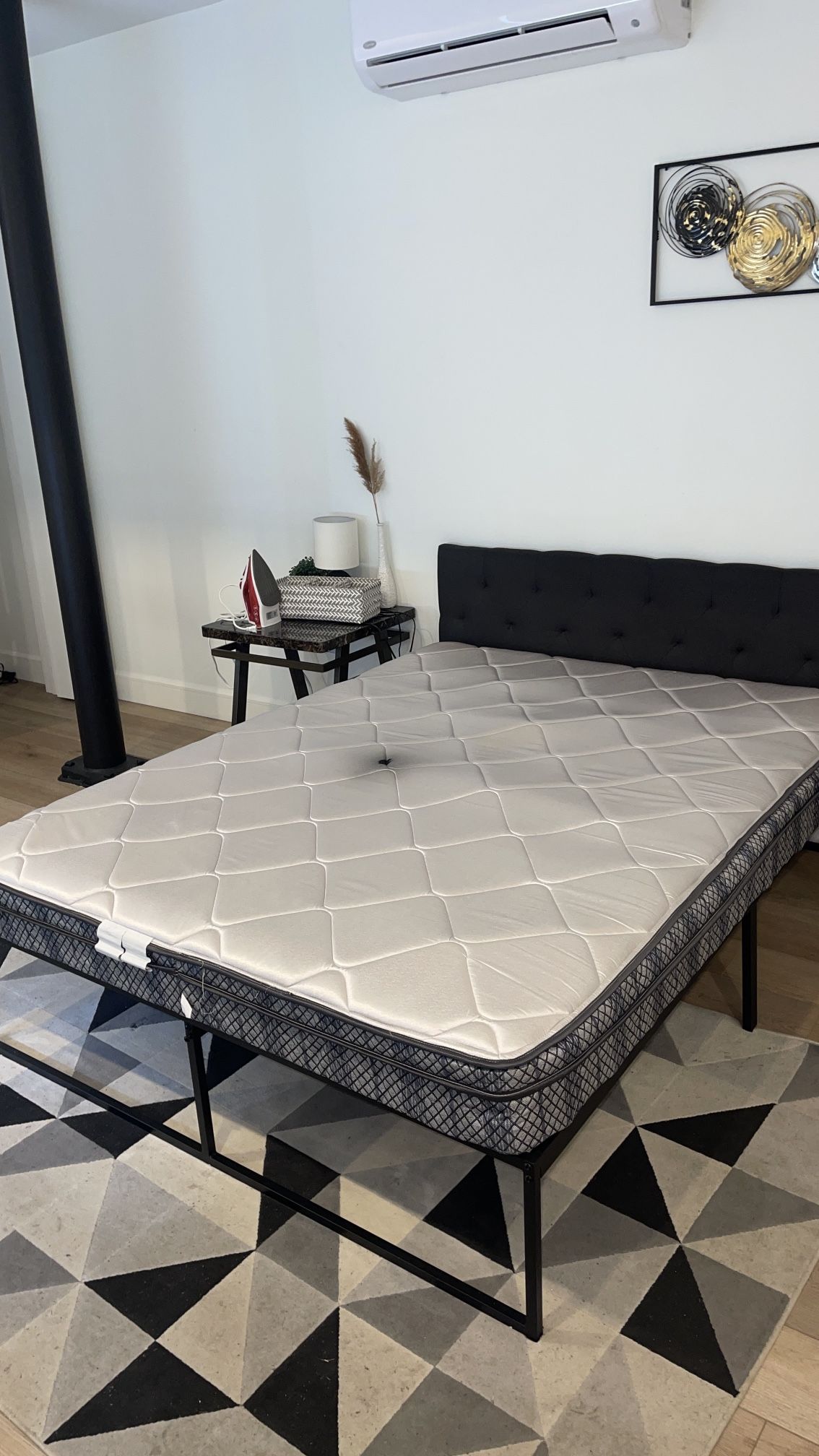 Queen Size Bed Frame & Headboard 