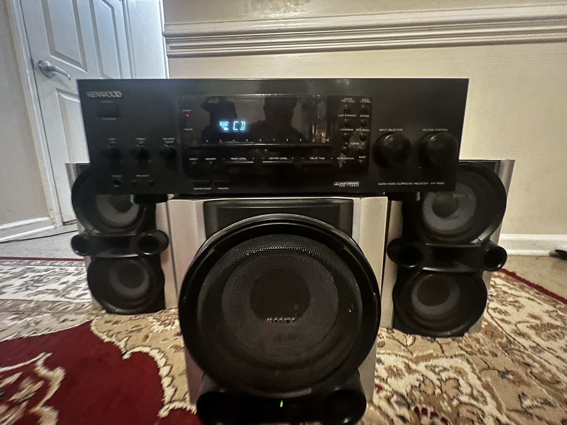 Sorry Speakers And Kenwood Receiver And Sony subwoofer