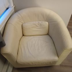 Leather Chair And Couch Has Queen Pull Out FREE